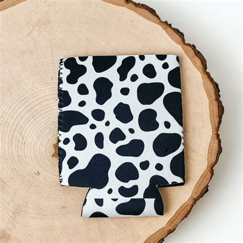 Cool off in Style with a Cow Print Koozie!